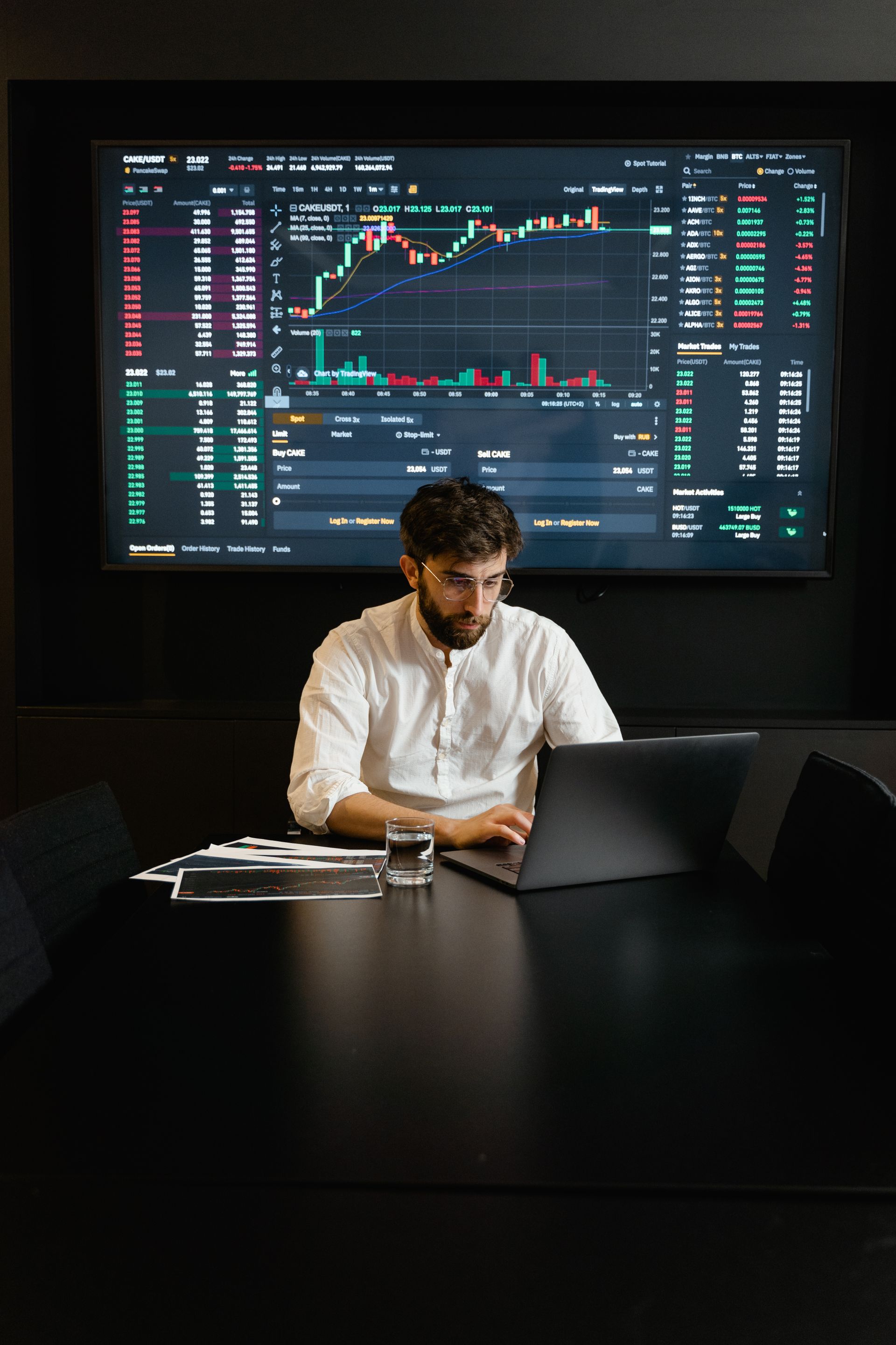 Business owner reviewing working capital options