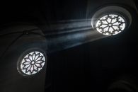 Sunlight Coming Through the Rose Windows
