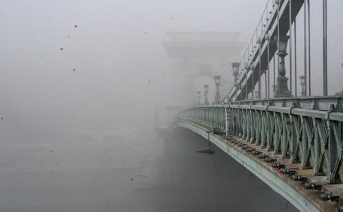 Free stock photo of bridge, budapest, mist