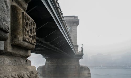 Free stock photo of bridge, budapest, mist