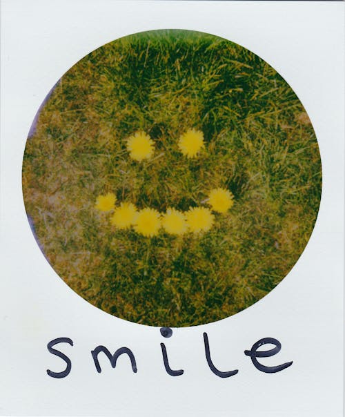 Kostenloses Stock Foto zu foto, lächeln, polaroid