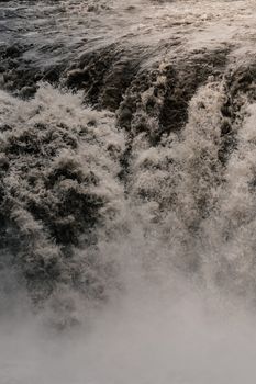 Powerful waterfall with cascading water captured in Minnesota. Ideal for nature themes.