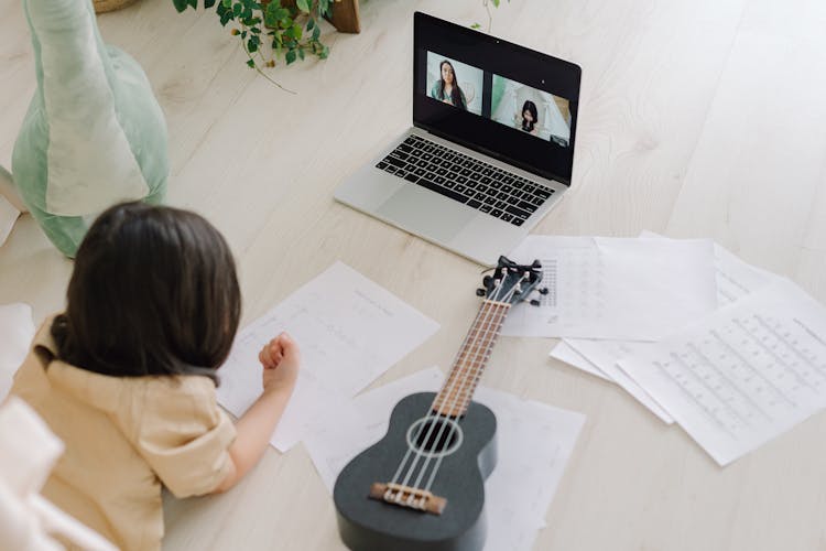 Girl On A Video Call