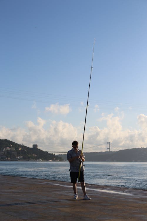 Kostenloses Stock Foto zu angeln, angelrute, draußen