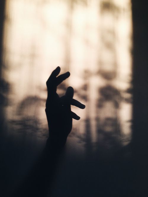 Shadowed Red Hand Shades of Hand · Free Stock Photo