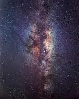 Capture the mesmerizing core of the Milky Way Galaxy in vivid colors and stunning clarity.