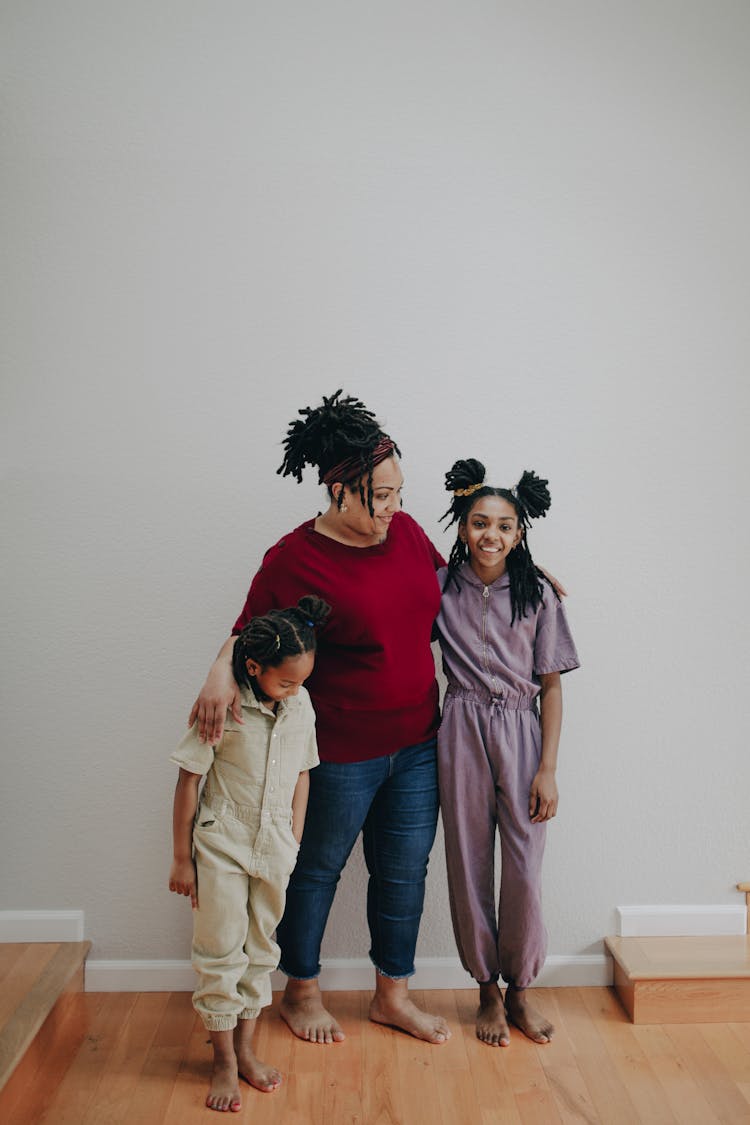 Family Wearing Costumes 