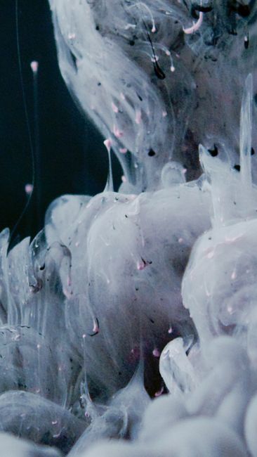 Ethereal abstract artwork featuring frosty and fluid textures blending in muted tones.