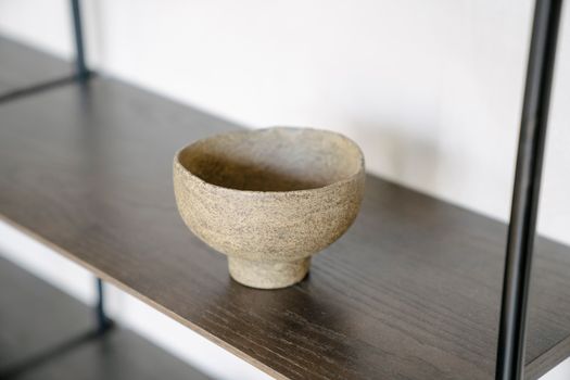 White Ceramic Bowl on Brown Wooden Table