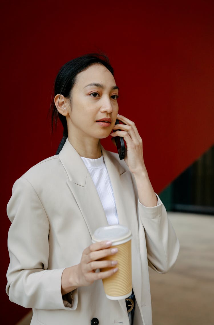 Businesswoman Making A Phone Call