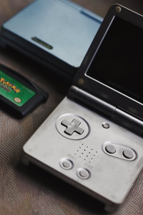 Free Close-up on Retro Gaming Console Stock Photo