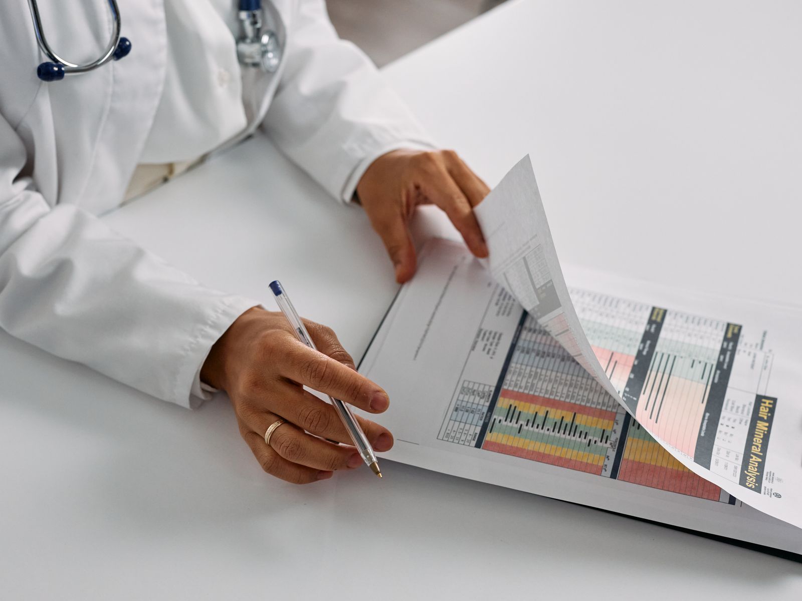 Doctors and clinical staff collaborating in a modern healthcare practice