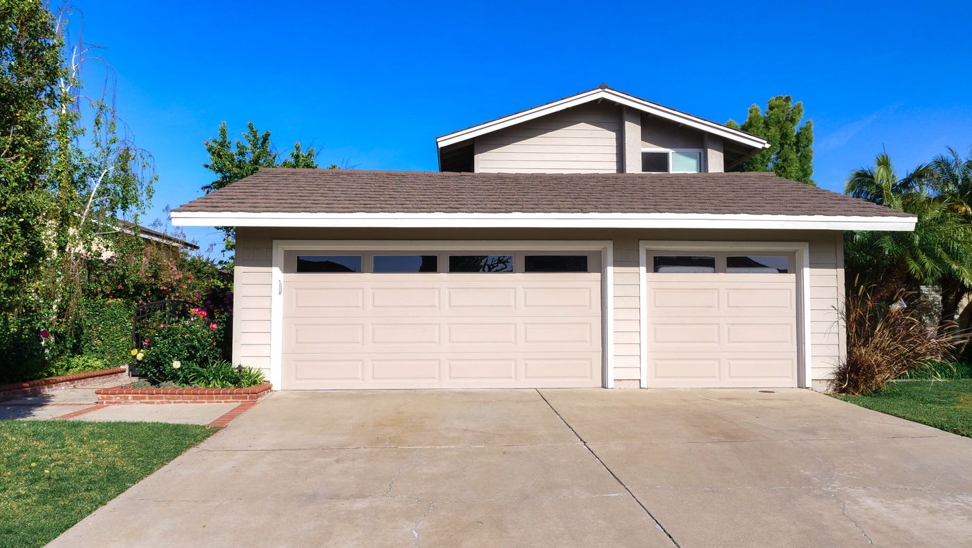 Home exterior with a clean driveway