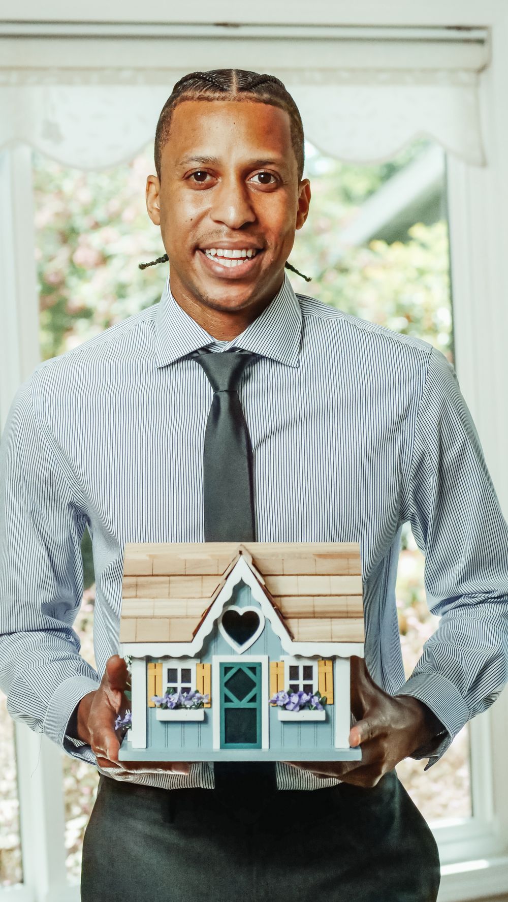 Advisors reviewing property loan documents