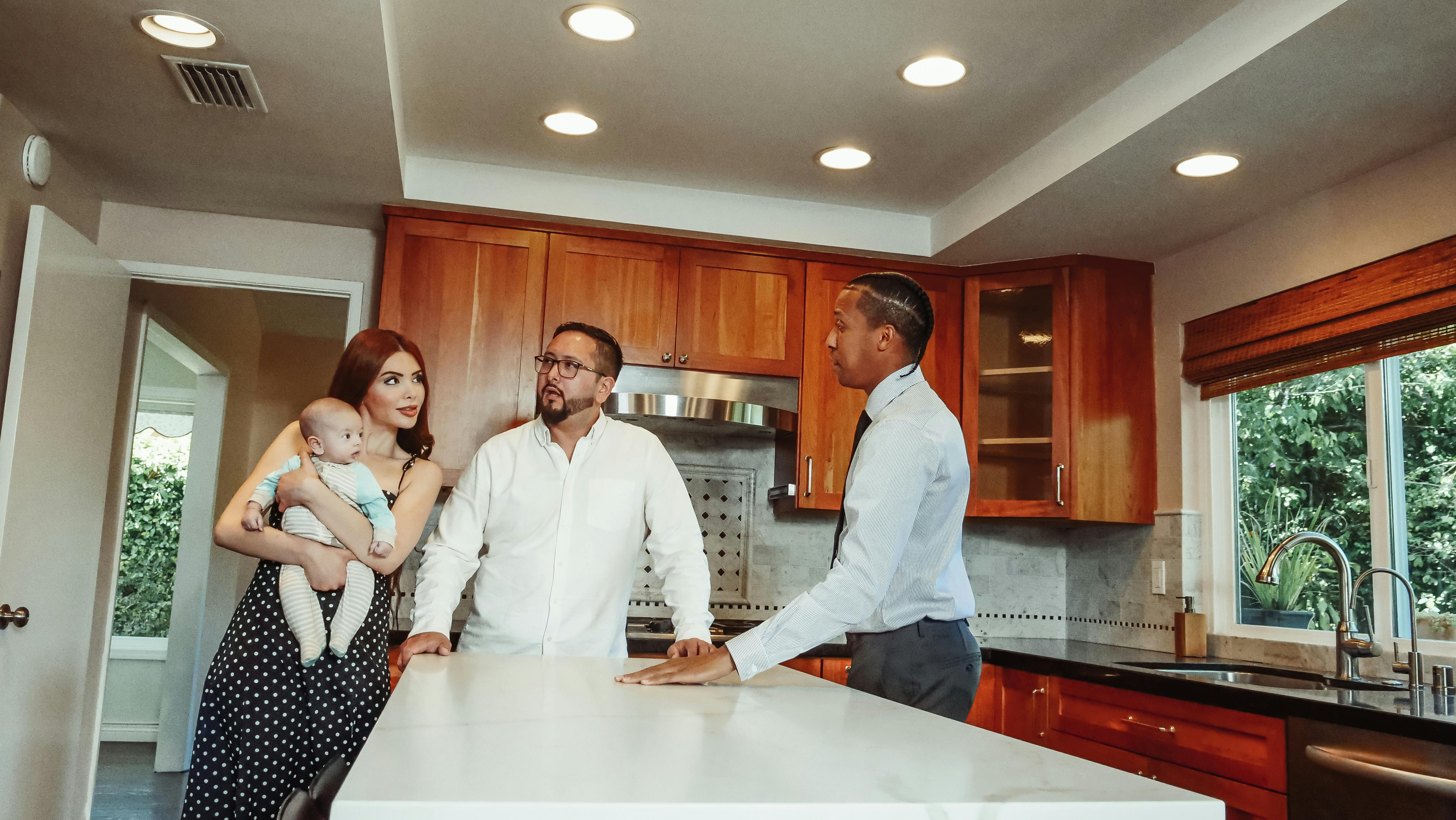 Tenant using smartphone for self-guided home access
