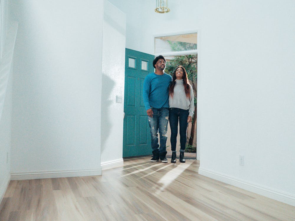 Free People Inside A House Stock Photo