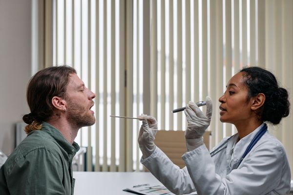 Healthcare professional examination