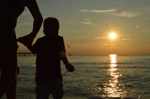 Foto stok gratis laut, liburan, matahari