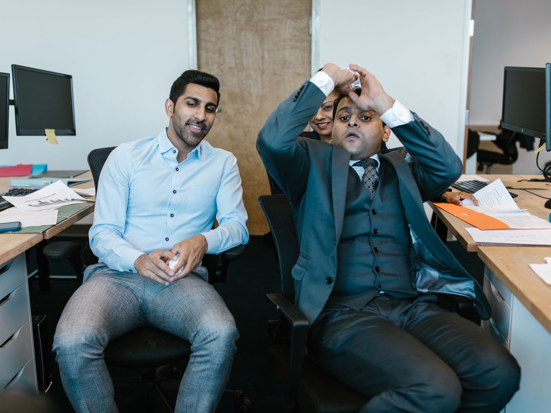 Aldridge — office relocation team moving desks and equipment