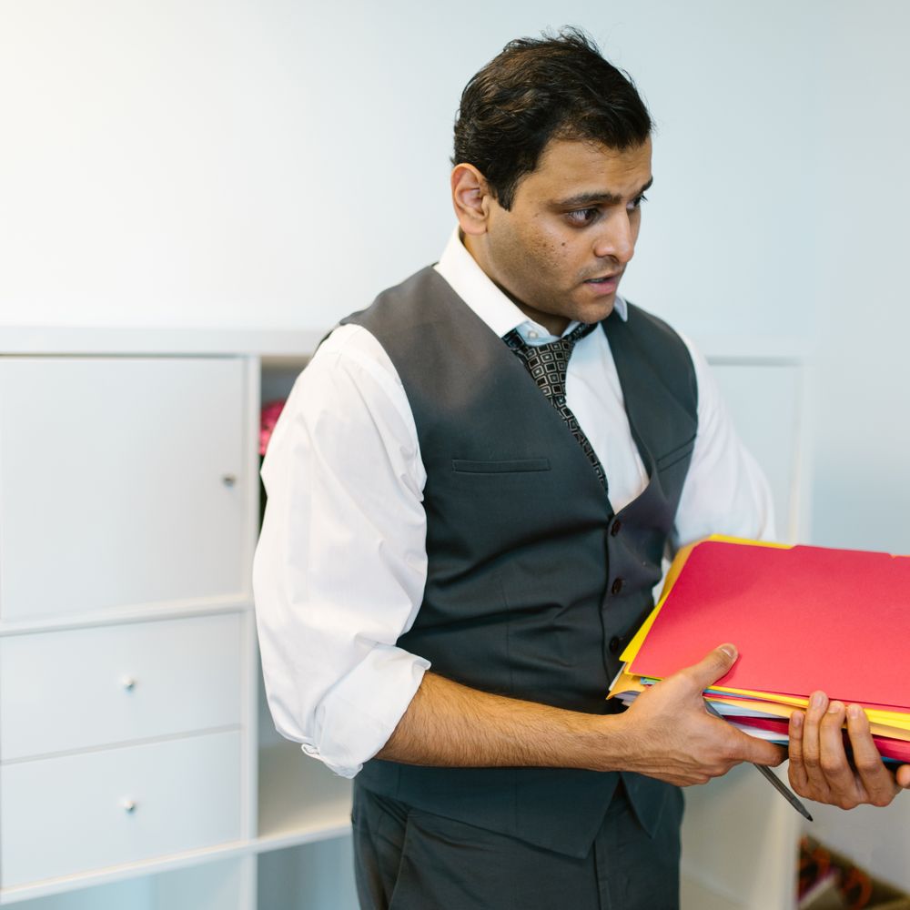 Walton upon Trent — office relocation team moving desks and equipment