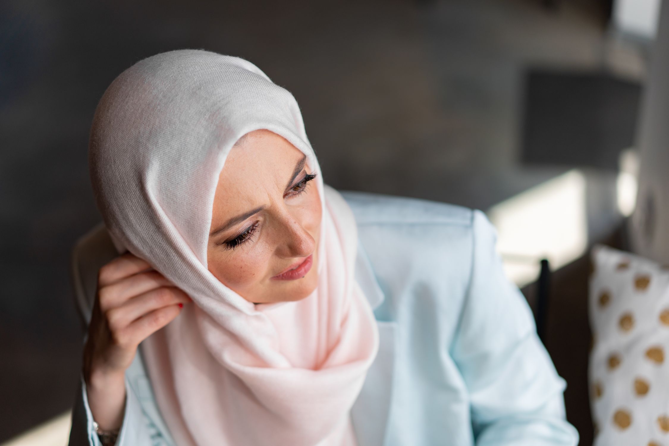 Woman Wearing Pink Hijab · Free Stock Photo