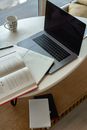 Macbook Pro on White Table