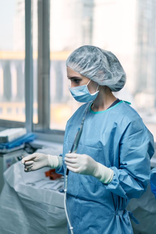 Female dental professional