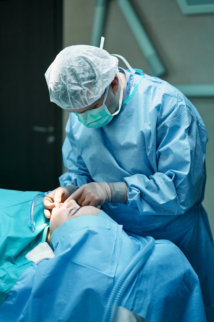 A Doctor Doing Operation