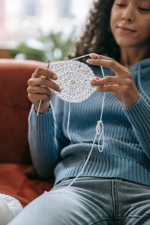 Fotos de stock gratuitas de adentro, ganchillo, gancho de crochet