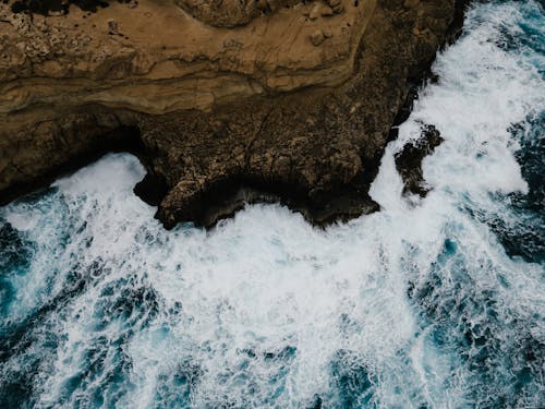 бесплатная Бесплатное стоковое фото с Аэрофотосъемка, берег моря, береговая линия Стоковое фото
