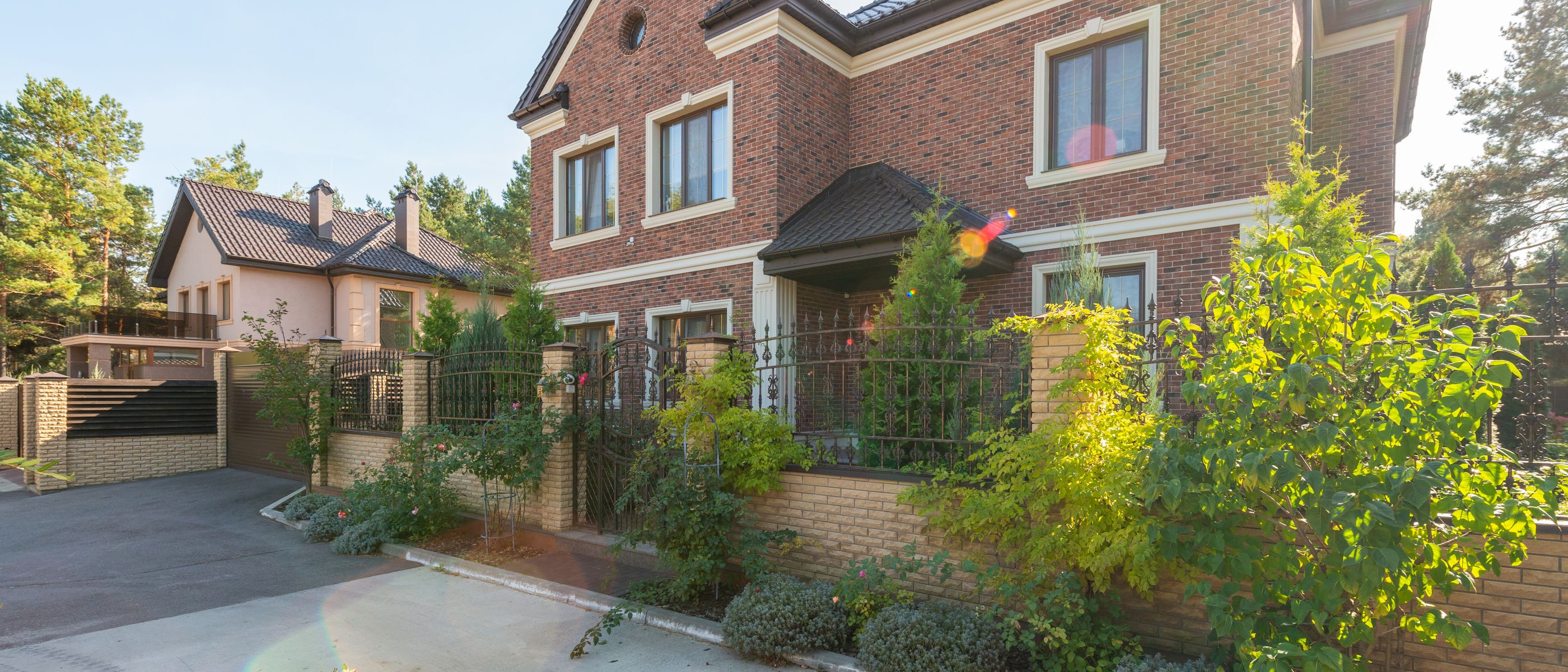 Exterior Painting in White City — careful masking before painting begins