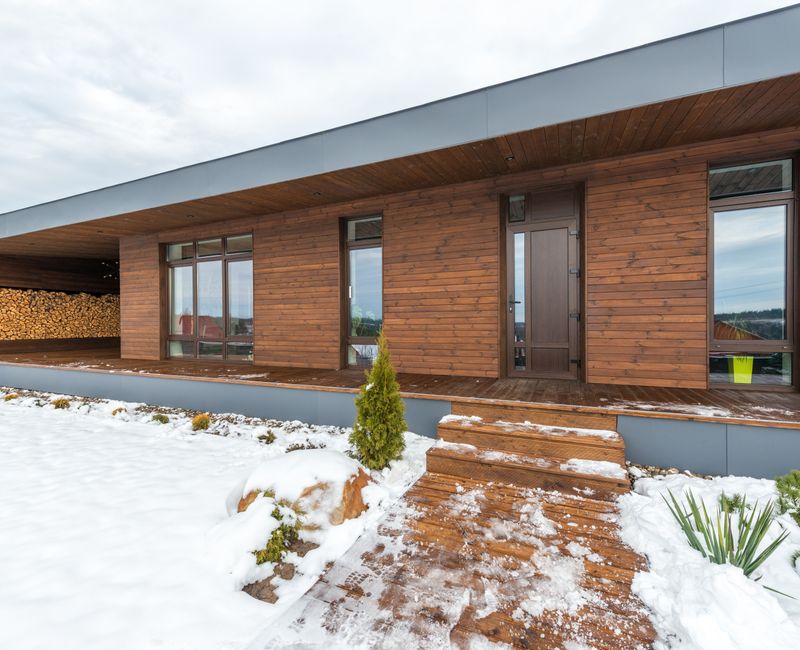 Energy efficient windows and doors in a modern home setting