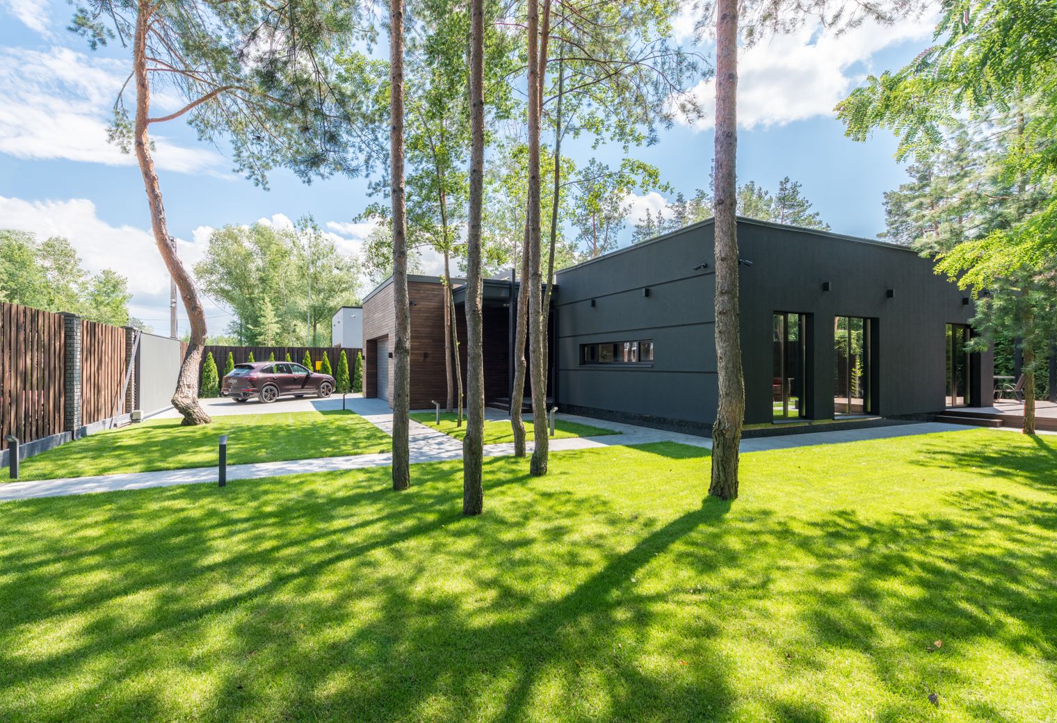 Fence and Decking Painting in Chelsfield — dust sheets down and the room fully protected