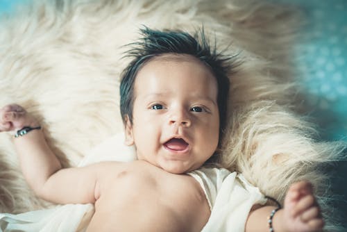 Foto profissional grátis de adorável, bebê, bonitinho