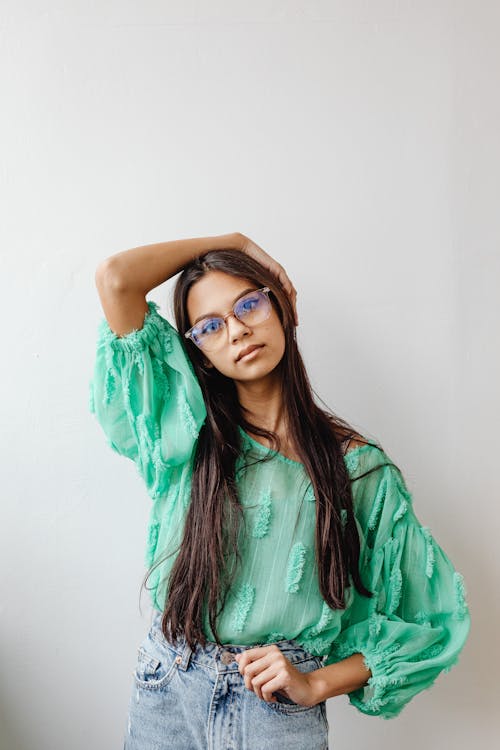 Portrait of Woman in Eyeglasses