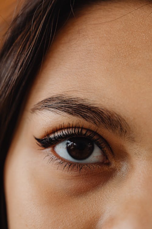 Close Up of Beautiful Woman Eye