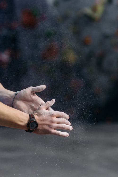 Free Shallow Focus of a Person's Hands Stock Photo