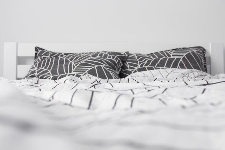 Black And White Bedsheets And Pillows