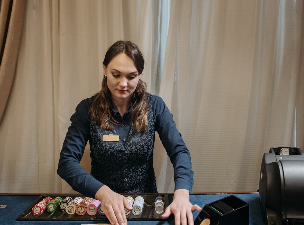 Blackjack online Spiel mit Karten und Chips