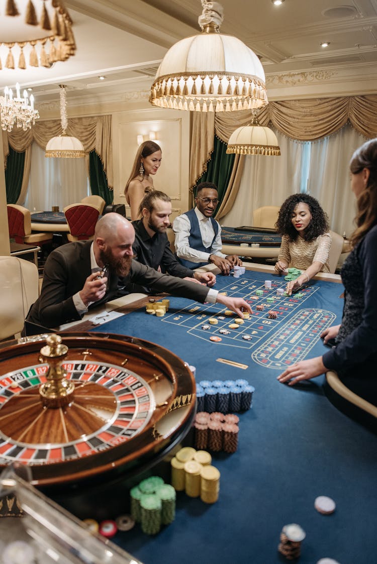 People Playing Baccarat