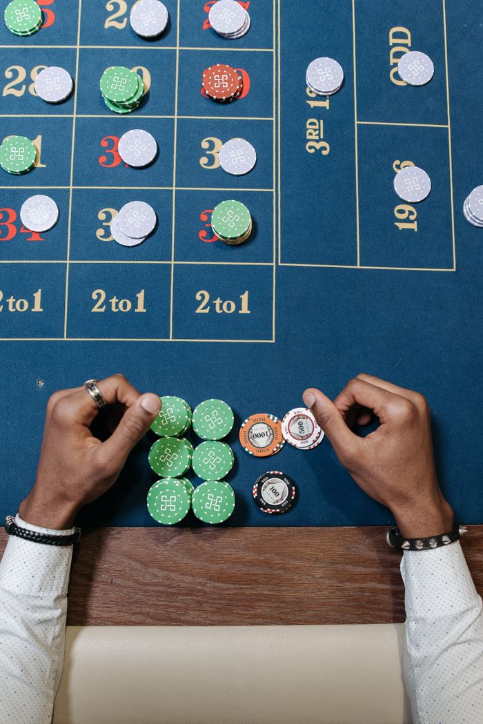 Roulette table