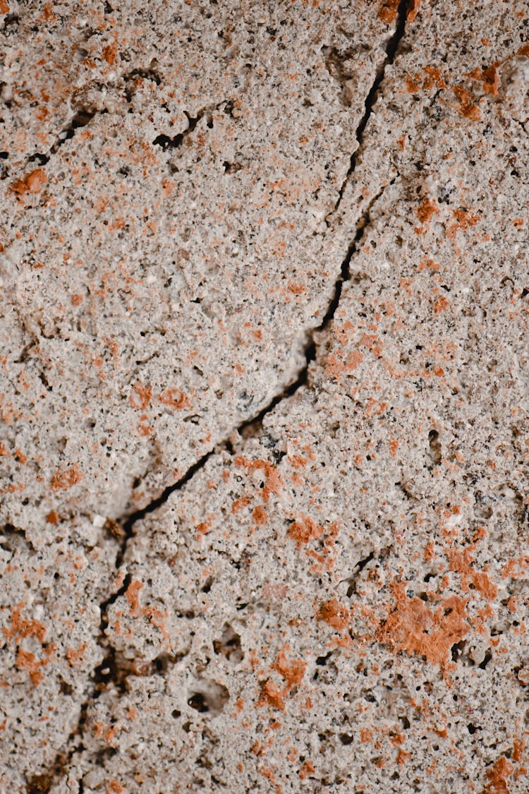 Cracks On Stone Surface