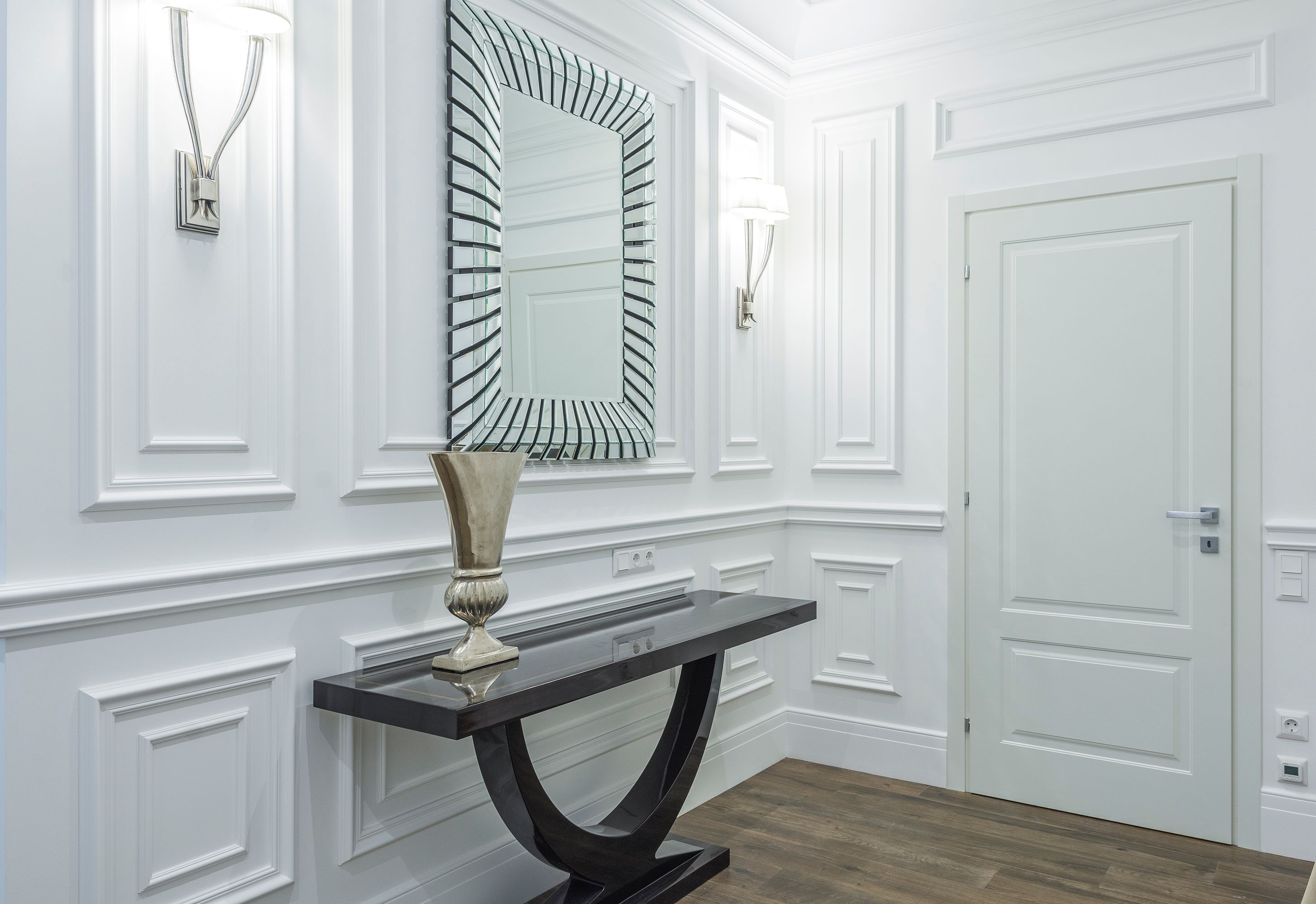 An Empty Hallway with White Walls · Free Stock Photo