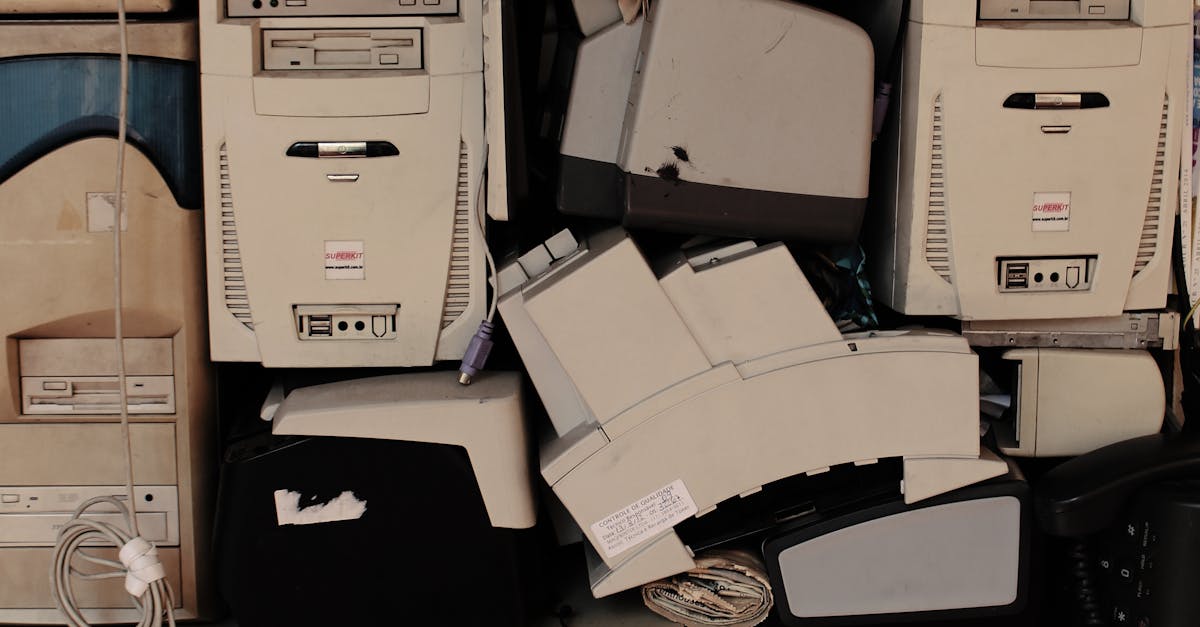 Junk Old Computers in Stacks · Free Stock Photo