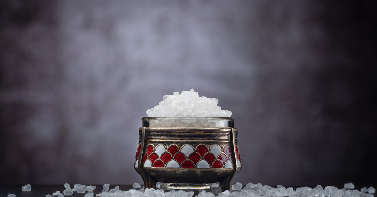Salt In Container Close up of Salt in a Container · Free Stock Photo