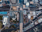 Aerial View of a Modern City