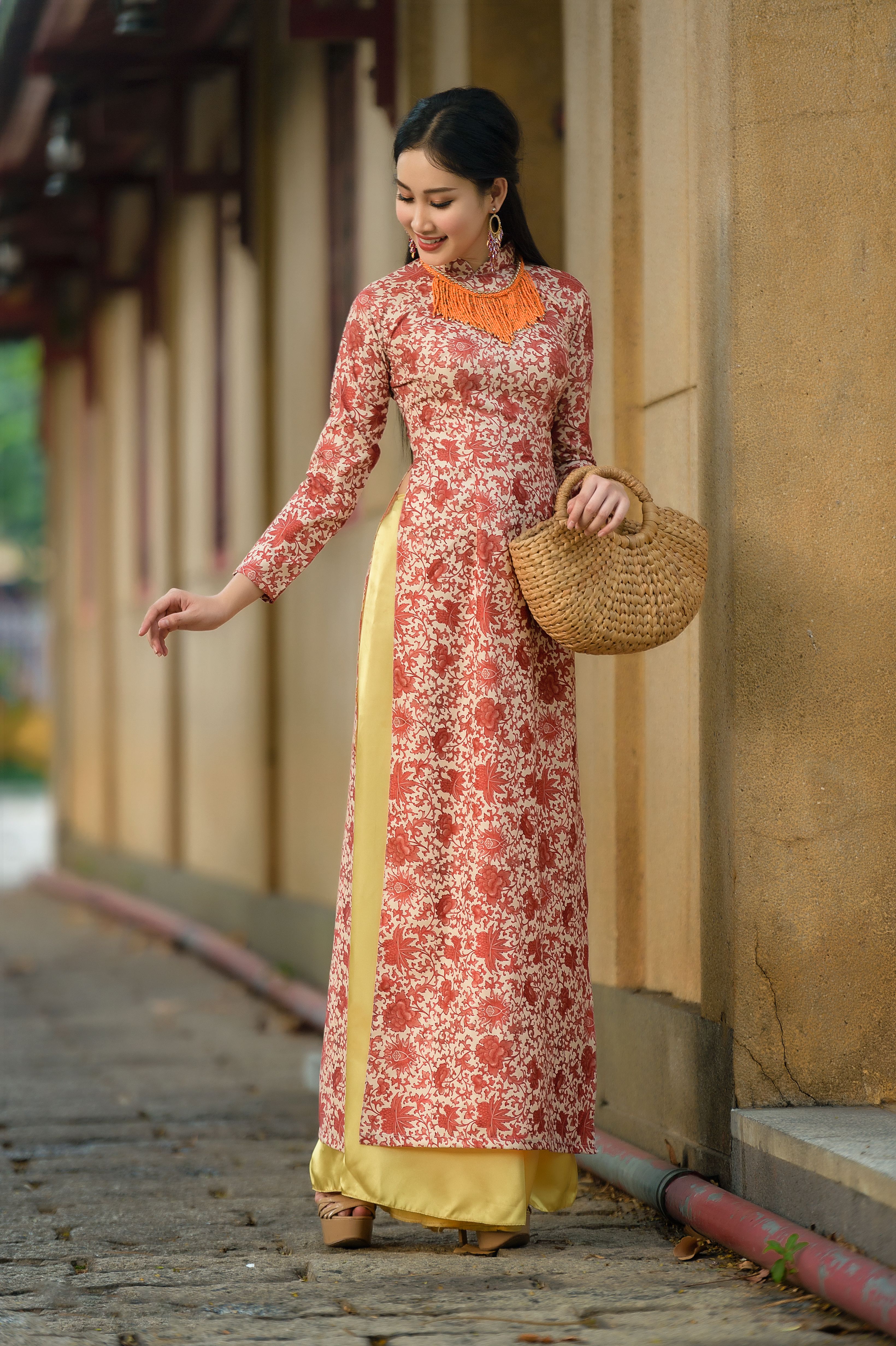 Portrait of a Woman in a Traditional Dress · Free Stock Photo