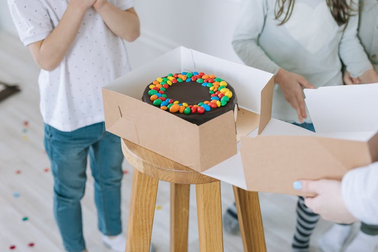 A Delicious Cake In A Box