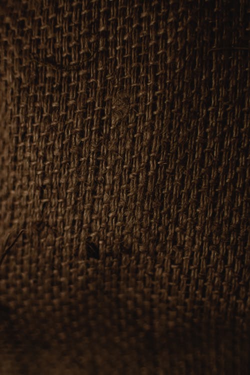Close-up of Jute Fabric
