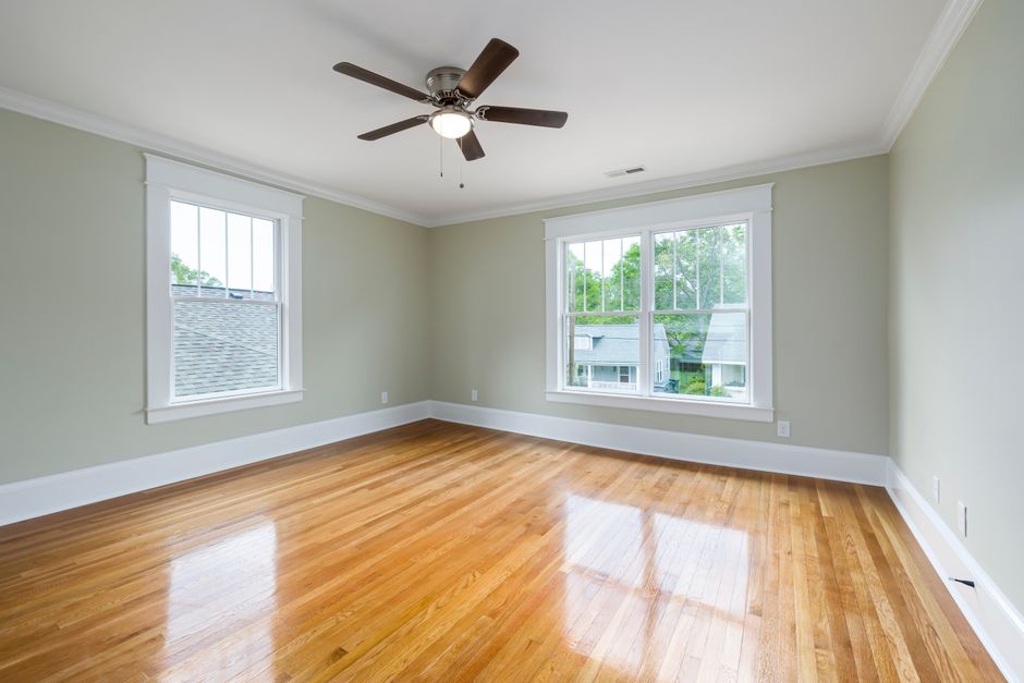 Hardwood Floor Drying & Salvage service in Brentwood, California — hardwood floor drying with air movers